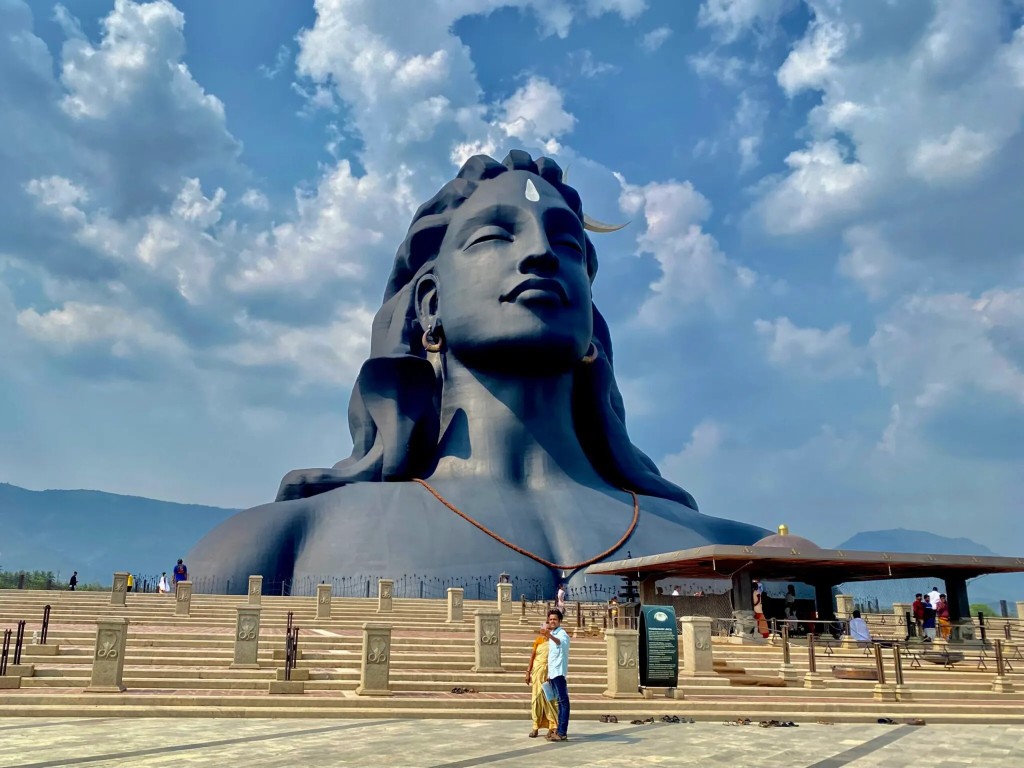 The Southern Sanctuaries - Adiyogi Shiva statue at Isha Foundation, Coimbatore